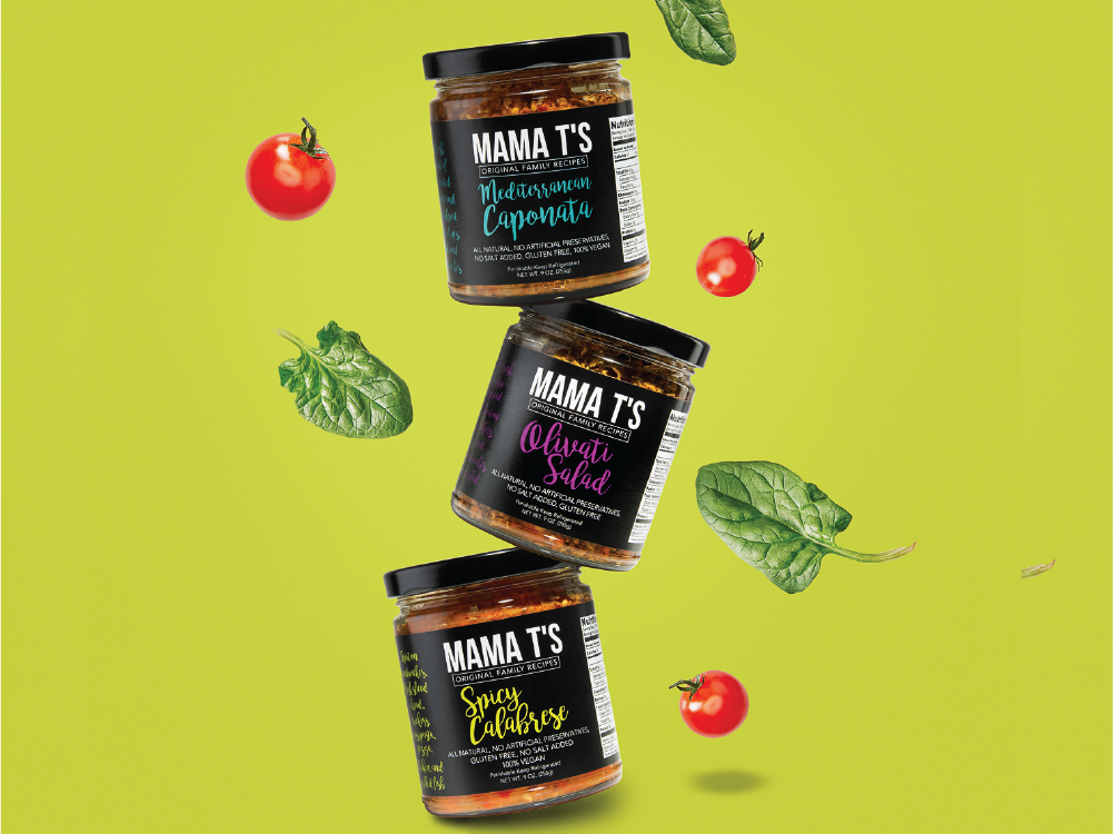 Mama T packaging design mock-up