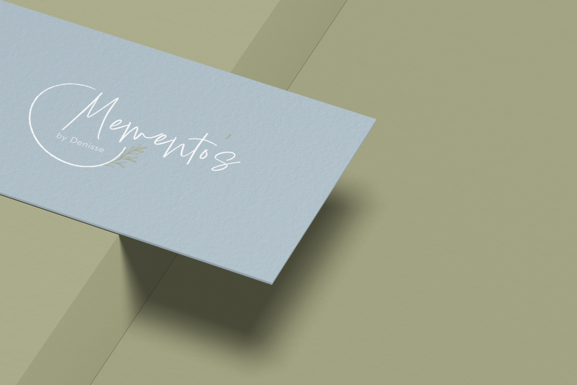Logo design mock up.