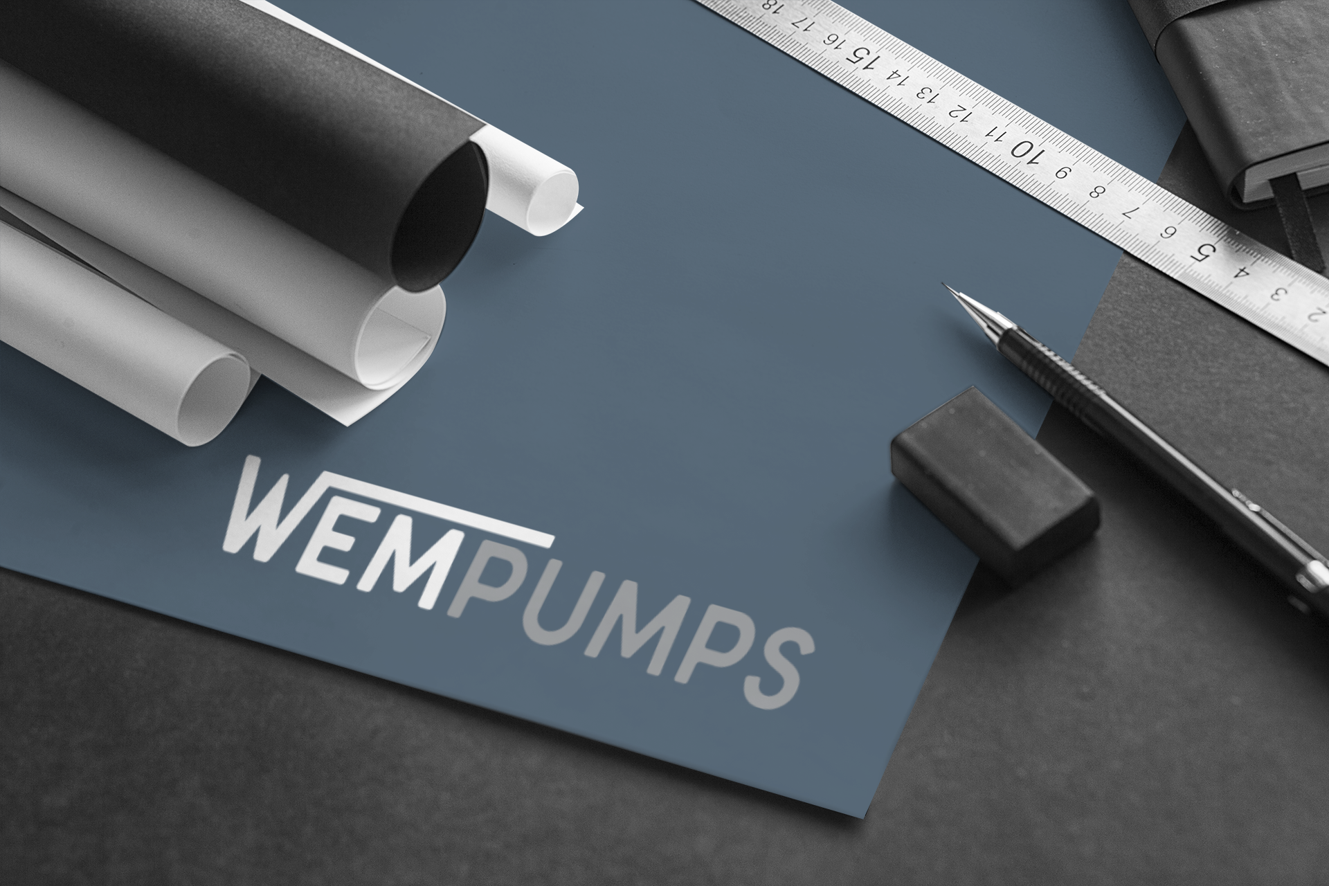 Logo design mock up.